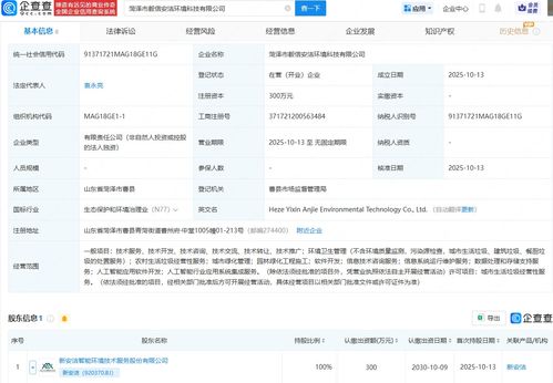 新安洁新设环境科技公司，融合AI技术与系统集成，赋能智慧环保新生态